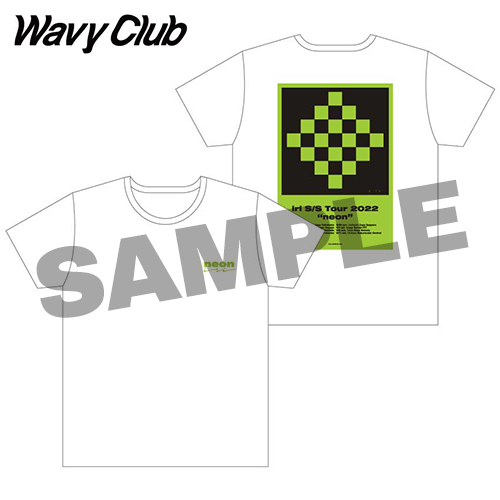 iri直筆サイン入り【Wavy Club限定】neon Tee White